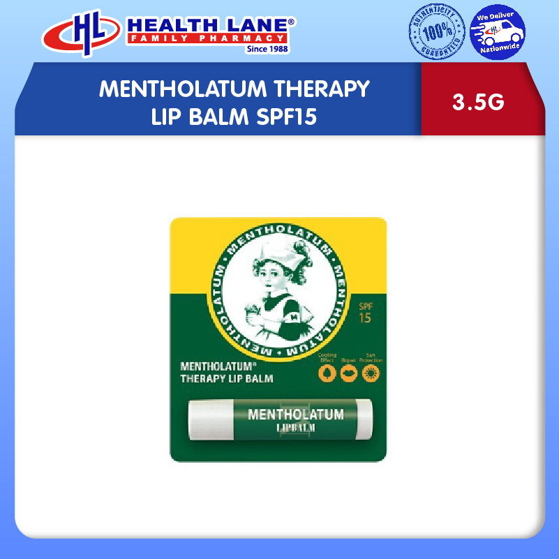 MENTHOLATUM THERAPY LIP BALM SPF15 (3.5G)